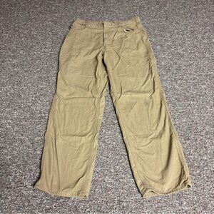 Carhartt Pants FR Midweight Canvas Jean Mens 38x34 Khaki Cat 2